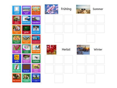 Horizonte 6. L. 3 / Jahreszeiten und Aktivitäten