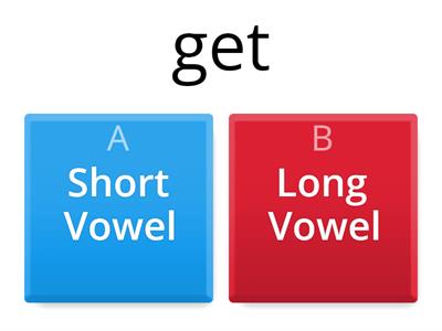 Short or Long-Vowel Sounds 
