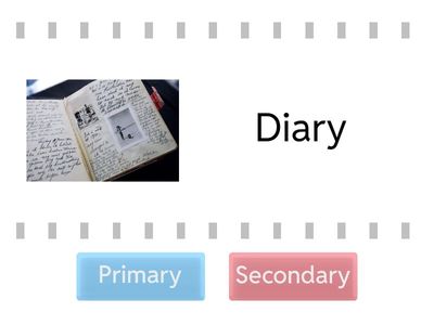 Primary and Secondary Sources