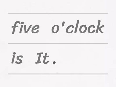 Ағылшын сөйлемдерді дұрыс құру