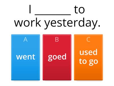  Used to or Past simple?