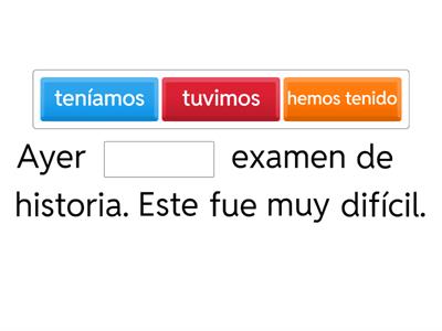 Preterito Indefinido vs. Perfecto 2