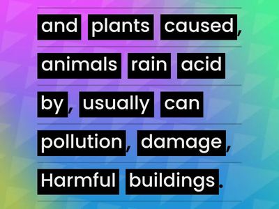 Sentence Ordering with Vocabulary