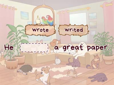 Past Tense Irregular Verbs