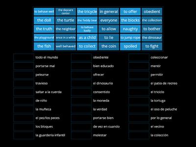 Realidades 2 4A vocabulary