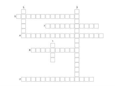 Crucigrama de media superior