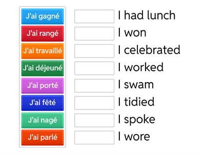 Past tense -er verbs