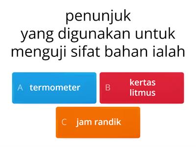  Sains Tahun 3: asid alkali dan neutral