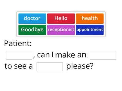 Making a Doctor's Appointment