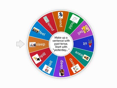  Irregular past tense felt, spent, held, left, slept, spilt, kept