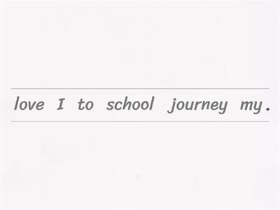 My journey to school