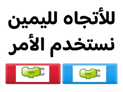 الاوامر في برنامج Turtle