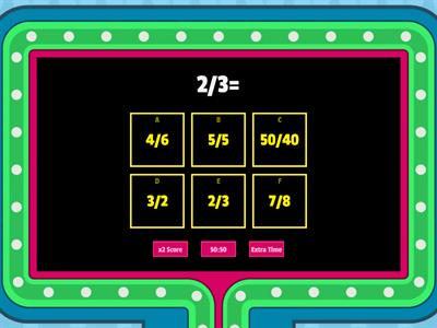 Equivalent Fractions