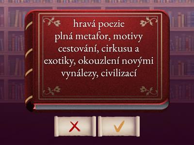 Charakteristika uměleckých směrů české poezie 20. století