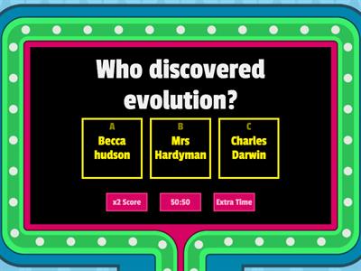 Rachel's Evolution and Inheritance Quiz