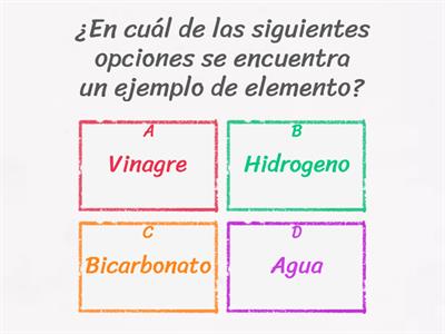 Juego Didáctico de química