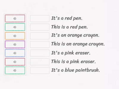 (Unit 1) Listen: It's or This is