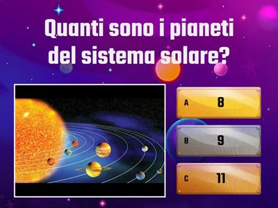 Viaggio nel sistema solare - Verifica