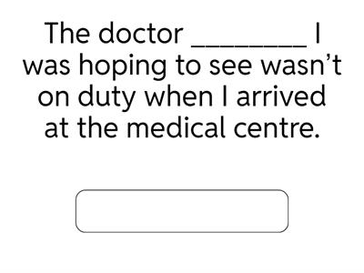 Defining relative clauses - B2 first
