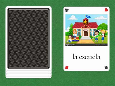 School suplie in Spanish PK-K