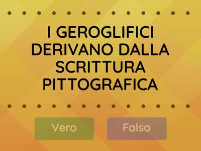 GLI EGIZI/ VERO FALSO