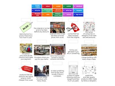 B2 - shopping vocabulary