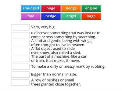 EAL, Week 3 Spellings