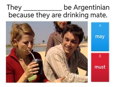 Modals of deduction (PRESENT)