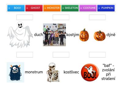 HALLOWEEN VOCABULARY