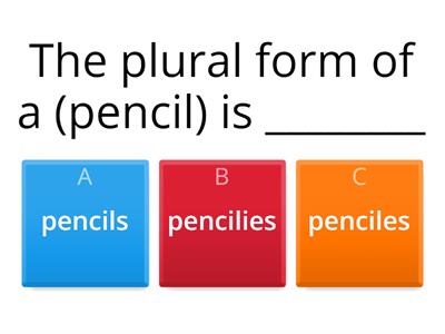  Singular and Plural Nouns