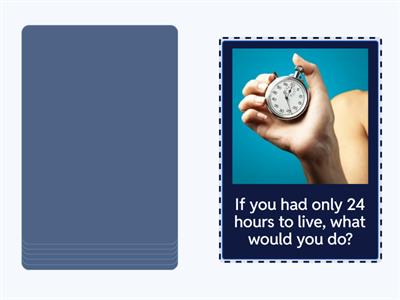 Speaking cards - Second conditional