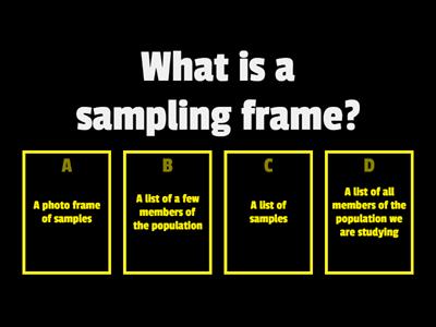Research methods quiz- Laaibah