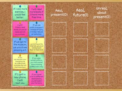 Zero,first and second conditionals