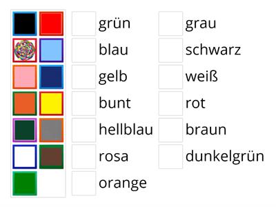 Farben auf Deutsch