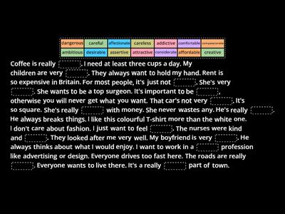 1B Intermediate Plus Adjectives