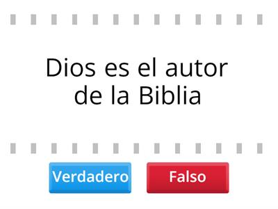 Verdadero o Falso Biblia 