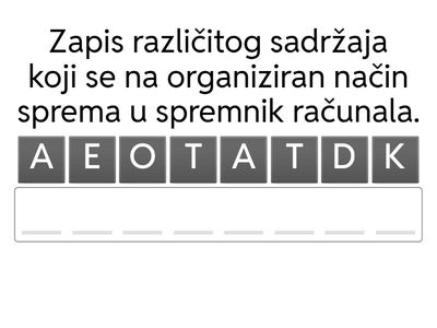5. razred: Ponavljanje - Mape i datoteke 2