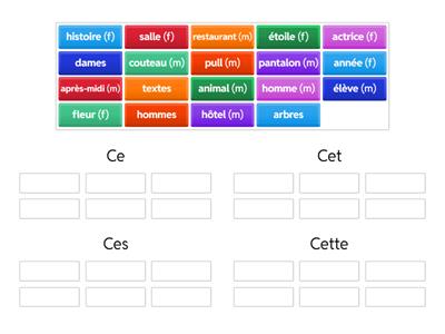 Adjectifs démonstratifs №2 (указ. прил.)