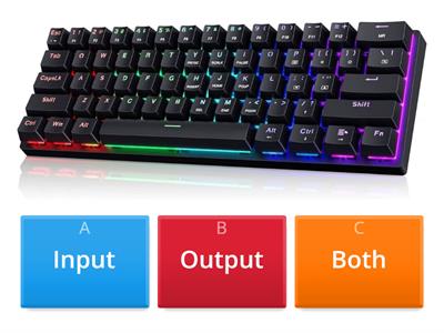 Input and output devices