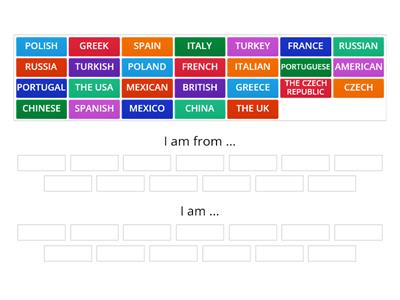 Countries & Nationalities