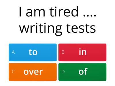 Rainbow 7 Unit 1 prepositions