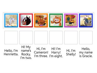 Power Up 1 Characters