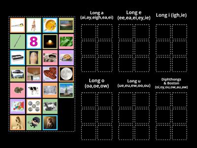 Vowel Digraphs, Diphthongs, and Key Words