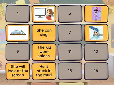 CVCC, CCVC, CCCVC match picture and sentence