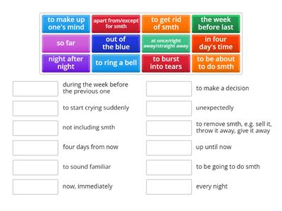 Fixed phrases EVU A,B