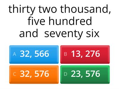 5 digit numbers