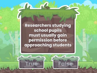 True Or False- Practical Factors in Research (Plenary) 