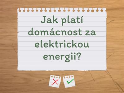 Elektřina v domácnosti