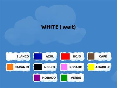 los colores en inglés