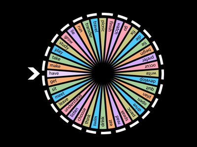 verbs with -ing form 